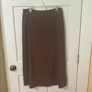 Talbots Brown A-line Skirt